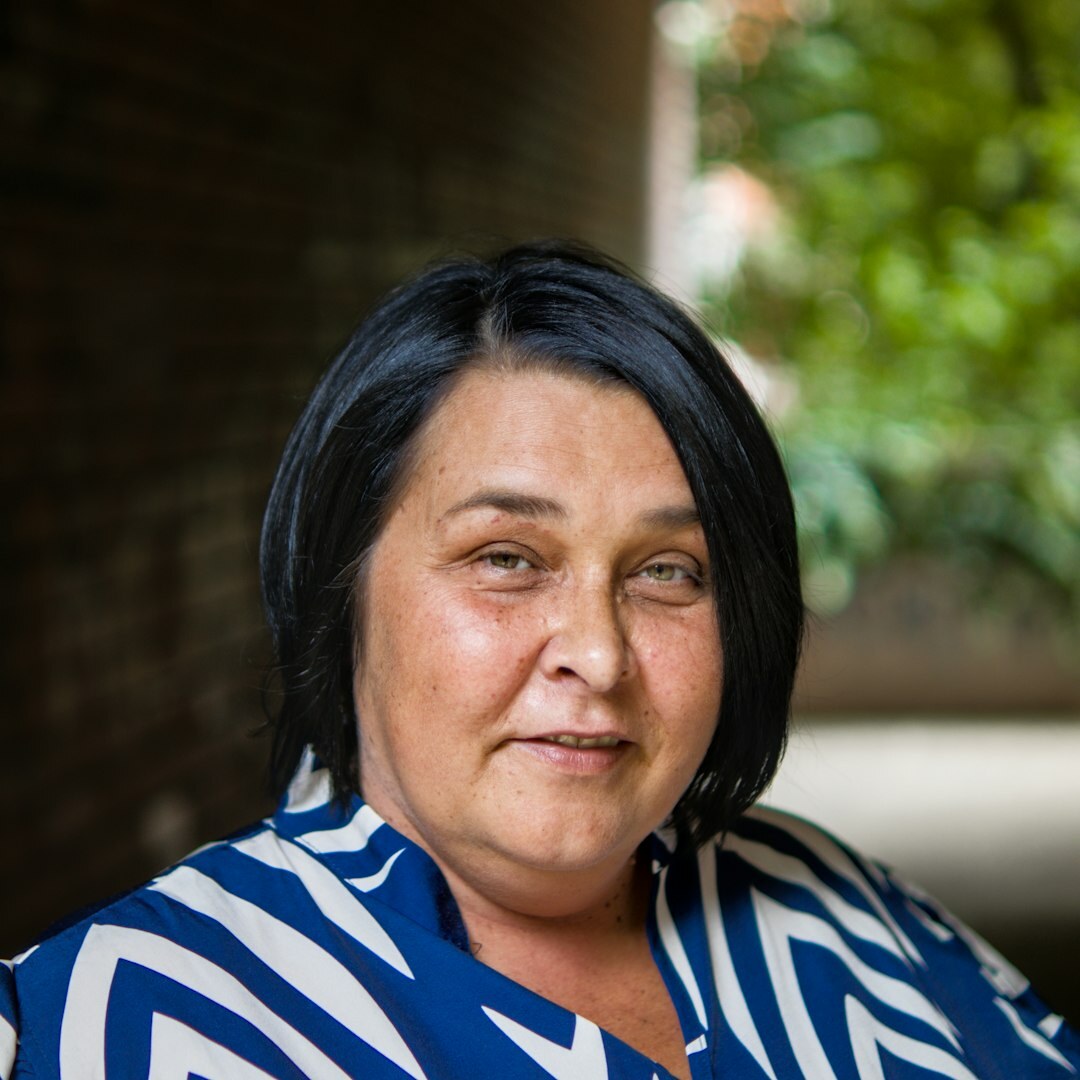Studio portrait of a Latina woman writer in her 20s